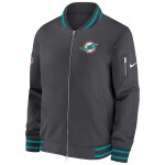 Nike Pánská bunda Miami Dolphins NFL Sideline Coach Bomber Velikost: L