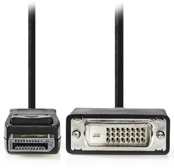 Nedis redukce DisplayPort - DVI-D černá / Redukce / DisplayPort - 24+1pinová DVI-D / 2 m (CCGL37200BK20)