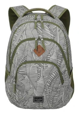 Travelite Basics Backpack Print Grey 22 L TRAVELITE-96308-06