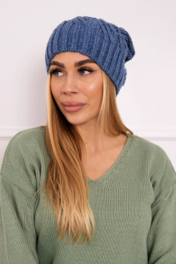 Fleecová čepice Paulina K227 dark denim UNI