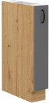 Spodní skříňka Stilo 15 D CARGO BB Barva korpusu: Dub artisan, Barva dvířek: Dust Grey