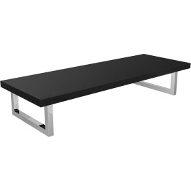 CERANO - Deska pod umyvadlo Navira Pro + 2 konzole pod desku - černá matná - 80x46x3,6 CER-606081