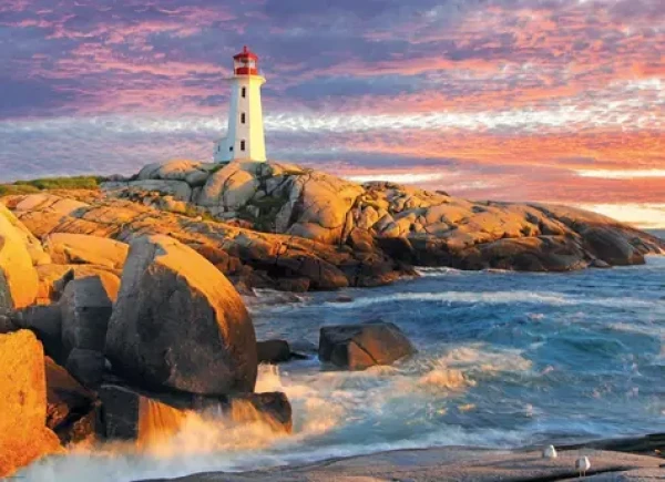 EUROGRAPHICS Puzzle Maják Peggy's Cove, Nové Skotsko
