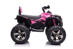 Mamido Dětská elektrická čtyřkolka ATV Power 4x4 růžová