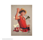 One Piece Zápisník linkovaný - Luffy