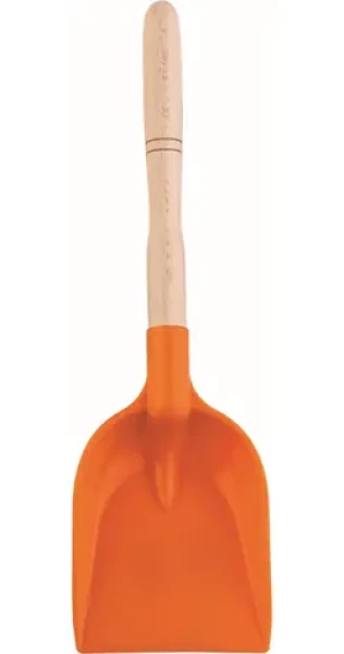 Androni Lopata s dřevěnou násadou - délka 34 cm, oranžová