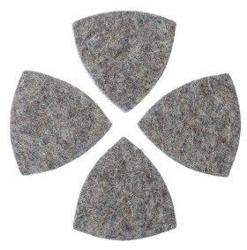 Timber Tones Felt Tones Gypsy Grey Wool Felt 4-Pack