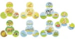 GOKI Dřevěné puzzle Zvířátka 7x4 dílků