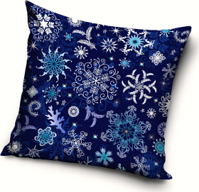 Vánoční polštářek Ledové Vločky