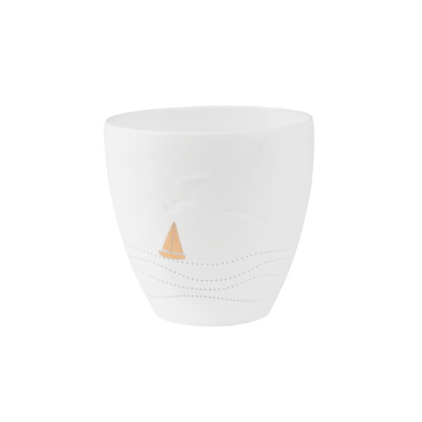 Räder Porcelánový svícen Boat, bílá barva, porcelán