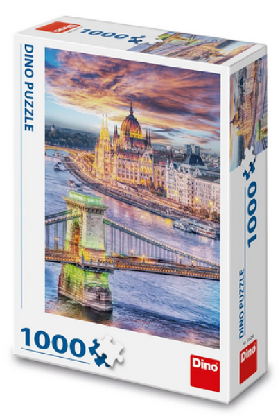 Puzzle Budapešť: Řetězový most 1000 dílků