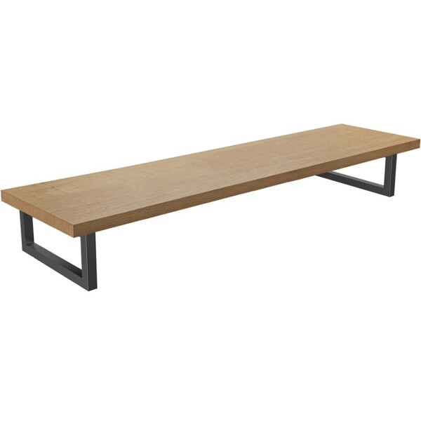 CERANO Deska pod umyvadlo Navira Pro + 2+1 podpěrná konzole - dub medový - 160x46x3,6 cm - 6061214