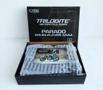 Dámské kalhoty Trilobite Parado doublelayer Aaaa slim fit jeans black level 2 (prodloužené) - 32 / černá