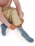 ICEBREAKER Mens Lifestyle Fine Gauge Crew, Flint Blue velikost: 39-44 (SM)