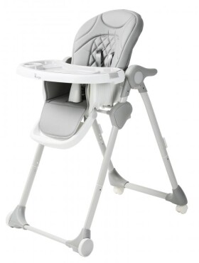 Jídelní židlička Bo Jungle B-Dinner Chair Wheely - Grey