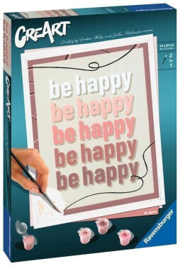 CreArt Buď šťastný: Be happy
