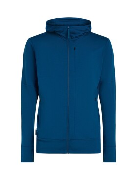 Pánská merino mikina ICEBREAKER Mens 260 Quantum IV LS Zip Hoodie, Atlantis velikost: L