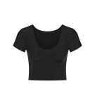 Dámský top ZERO Feel 2.0 Crop top BLACK černý 0004 SLOGGI BLACK