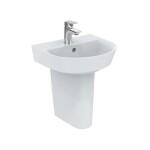 IDEAL STANDARD - Connect Air Umývátko 40x35 cm, s přepadem, otvor pro baterii, s Ideal Plus, bílá E0701MA