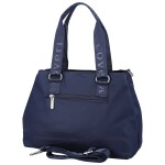 Stylová dámská nylonová kabelka do ruky Elke, tmavě modrá