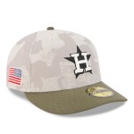 New Era Pánská kšiltovka Houston Astros MLB 2025 Authentic Armed Forces Pre-Curved 59FIFTY Fitted Velikost: 7 1/8