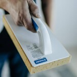 Hladítko s mořskou houbou řezanou, 280 x 140 mm, rukojeť BM, KUBALA ENPRO