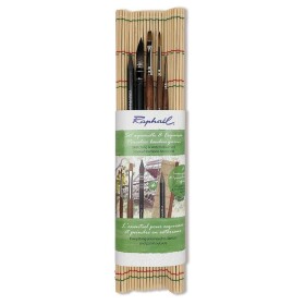 Raphaël, P42811.00, sada dlouhých štětců a tužky v bambusovém pouzdře, 5 ks