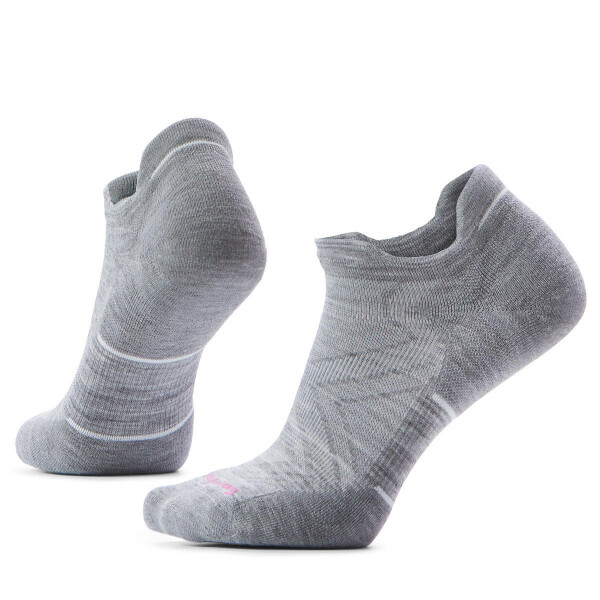 Dámské merino běžecké ponožky SMARTWOOL Women's Run Targeted Cushion Low Ankle S, Lightgreywhite velikost: 34-37 (S)