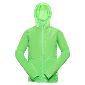 Pánská ultralehká bunda impregnací ALPINE PRO BIK neon green gecko