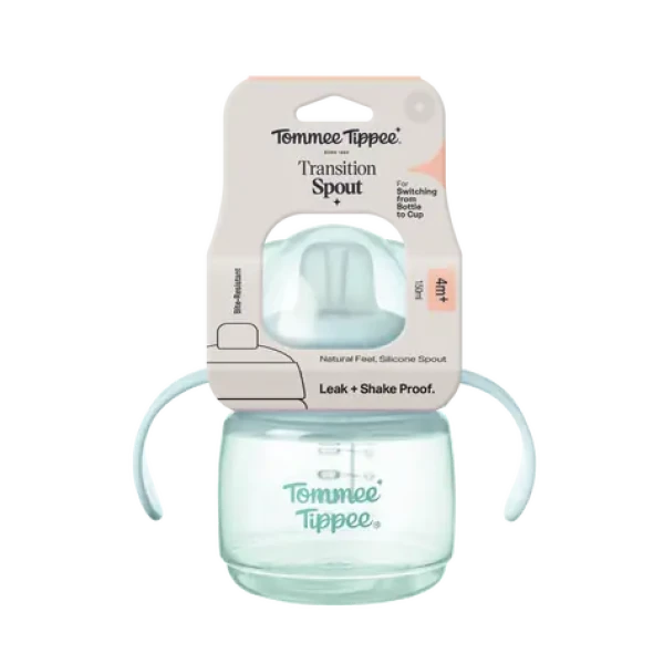 Tommee Tippee Transition netekoucí hrneček s hubičkou 150 ml 4m+ modrá (447940-T)