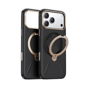 Torras Ostand Q3 VegSkin MagSafe Ochranné pouzdro pro Apple iPhone 17 Pro černá (X00FX2421)