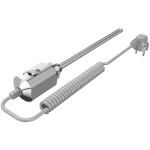 CERANO - Elektrická topná tyč s termostatem - 600W - chrom CER-018664