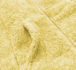 Žlutá melanžová plyšová mikina (HH010-26) Barva: odcienie żółtego, Velikost: L (40)