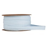 Ib Laursen Bavlněná stuha na špulce Light Blue – 5 m, modrá barva, textil