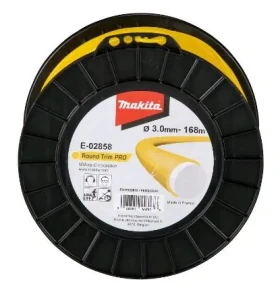 Makita E-02858 - struna nylonová Pro 3.0mm kulatá žlutá / 168 m (E-02858)