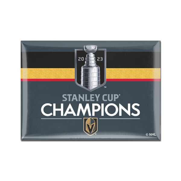 Fanatics Magnet Vegas Golden Knights 2023 Stanley Cup Champions 2.5" x 3.5" Metal Fridge Magnet