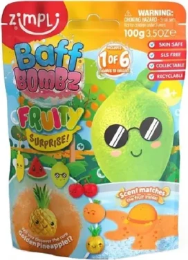 ZIMPLI KIDS Šumivá bomba do koupele Ovoce