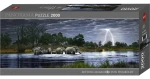 HEYE Panoramatické puzzle Sloní stádo (Botswana)