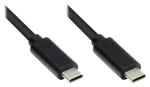 Good Connections USB-C - USB-C černá / Kabel / USB 3.2 Gen 1 / 1,5 m / 5 Gbit/s / 3 A (GC-M0114)