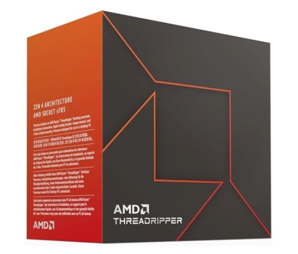 CPU AMD Ryzen Threadripper 7960X (24C/48T, Až 5.3GHz, 152MB Cache, 350W, sTR5) Box EDF_232651