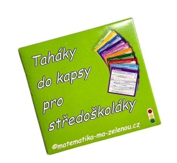 Taháky do kapsy pro středoškoláky Matematika (kartičky krabičce) Zuzana Zelená