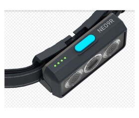 Ledlenser NEO9R čelová svítilna, černo-modrá