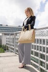 Stylová kabelka Reisenthel Daily Shopper Rhombus ginger