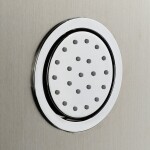 Sprchový panel SIKO na stěnu i do rohu s pákovou baterií nerez PRIMESHOWER PRIMESHOWER
