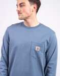 Tričko Carhartt WIP L/S Pocket T-Shirt Velvet Blue