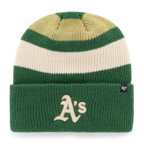 47 Brand Pánská zimní čepice Oakland Athletics MLB Athletics Clubhouse Jennings
