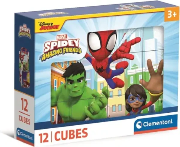 Clementoni Obrázkové kostky Spidey a jeho úžasní přátelé