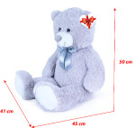 Velký plyšový medvěd Hugo s visačkou 80 cm