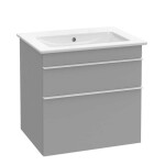 VILLEROY & BOCH - Venticello Umyvadlo 60x50 cm, s přepadem, bez otvoru pro baterii, CeramicPlus, alpská bílá 412462R1