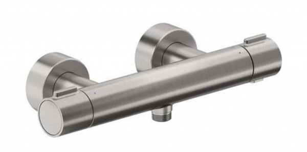 DURAVIT - Termostatická sprchová baterie, kartáčovaný nerez TH4220000070